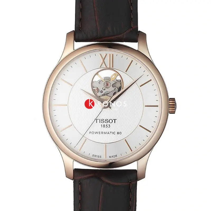 Фотография часов Tissot Tradition Powermatic 80 Open Heart T063.907.36.038.00